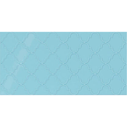 Daltile Showscape 12" X 24" Arabesque Crisp Blue