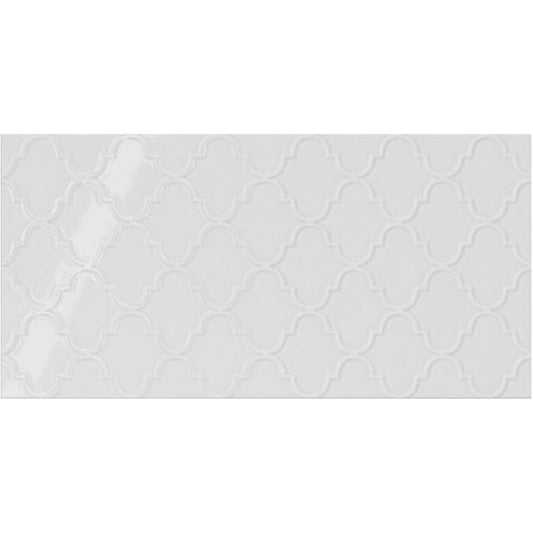 Daltile Showscape 12" X 24" Arabesque Stylish White