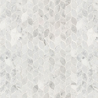 MS International Natural Stone Marble 12" x 12" Honed Carrara White