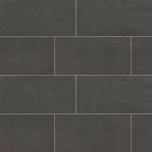 Bedrosians Simply Modern 12"x24" Honed Black