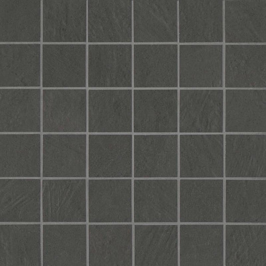 Bedrosians Simply Modern 12"x12" Mosaic 2"x2" Honed Black