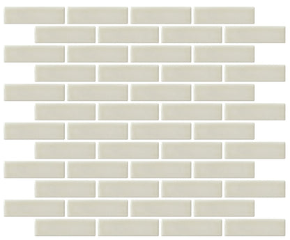 Emser Savvy 11"x12" Off-set Mosaic 1"x3" Polished Oat
