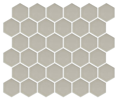 Emser Savvy 11"x12" Hexagon Mosaic 2"x2" Polished Oat