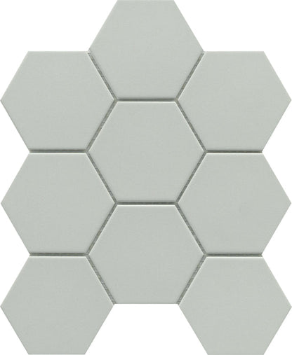 Emser Source 9"x10" Hexagon Mosaic 3" Gray