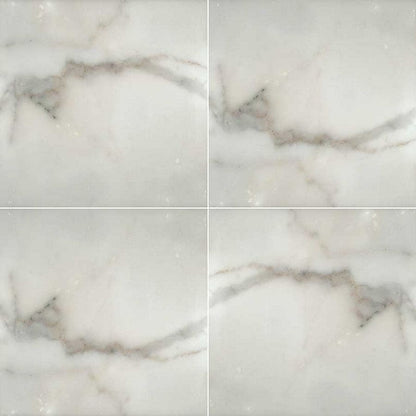 MS International Natural Stone Marble 12" x 12" Polished Calacatta Gold
