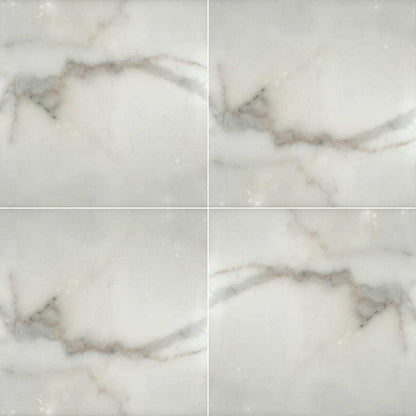 MS International Natural Stone Marble 12" x 12" Honed Calacatta Gold