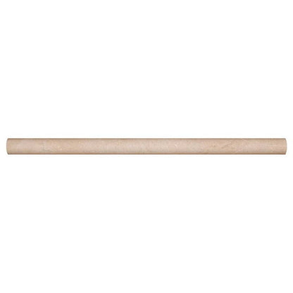 MS International Travertine 0.75" x 0.75" Pen Molding Ivory