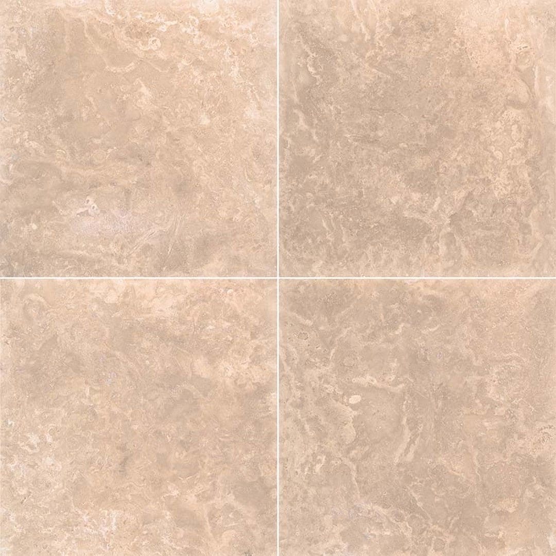 MS International Travertine 18" x 18"  Tuscany Platinum