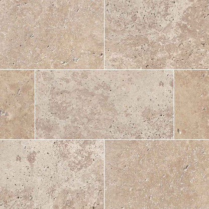 MS International Travertine 12" x 24"  Tuscany Walnut