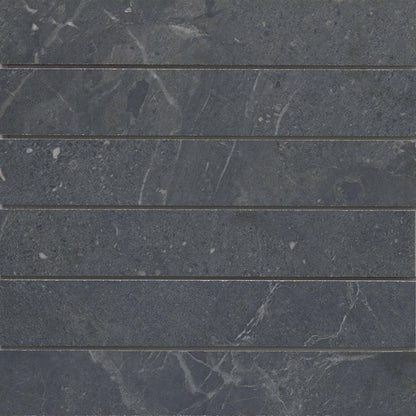Emser Terramor 12" X 12" Stack Mosaic 2" X 12" Honed  Nero 
