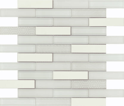 Emser Volare 12"x12" Mosaic 0.91"X3.86" Aria