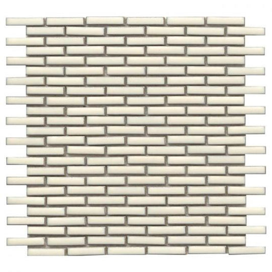 Emser Regala 12"x12" Mini Off-set Mosaic 1"x6" Polished Bequest