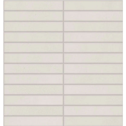 Daltile Synchronic 1" X 6" Straight Joint White