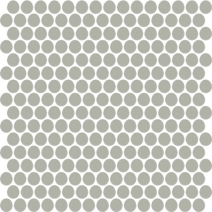Daltile Color Wheel Mosaic 13'' X 11'' Penny Matte Matte Desert Gray