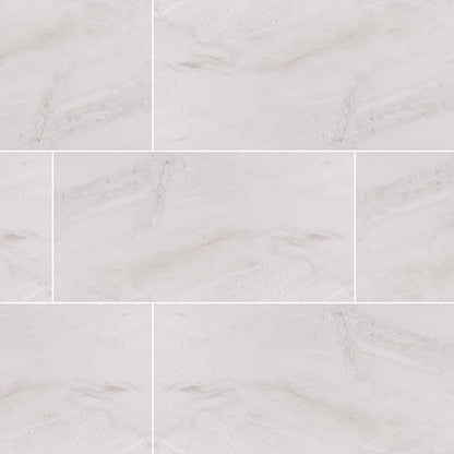 MS International Adella 12" x 24" Satin Gris