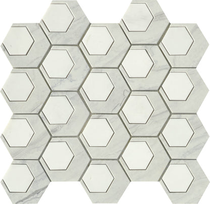 Emser Catalyst 13"x14" Mosaic 3"X3.5" Hydrogen