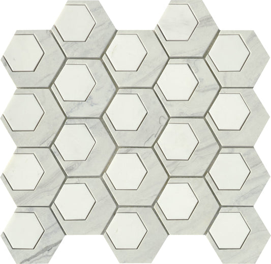Emser Catalyst 13"x14" Mosaic 3"X3.5" Hydrogen