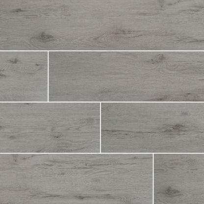 MS International Celeste 8" x 40" Matte Grayseas