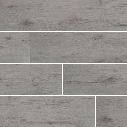 MS International Celeste 8" x 40" Matte Grayseas