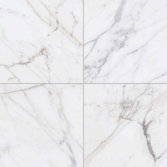Daltile Marble Attache Lavish 24" X 24" Satin Golden Reverie