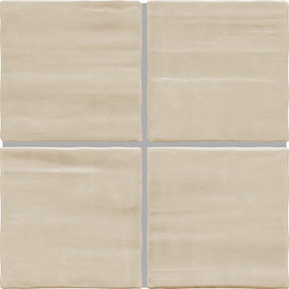 Daltile Artcrafted 4" X 4" Hand Crafted Dune