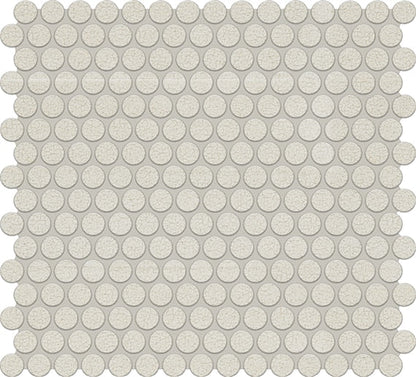 Marazzi Inyo 13" X 11" Penny Rounds Microban Mosaic Crema
