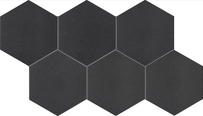 Marazzi Inyo 8"   Hexagon Microban Ink