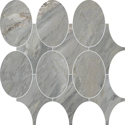Marazzi Savoir 14" X 14" Mixed Mosaic Bleu