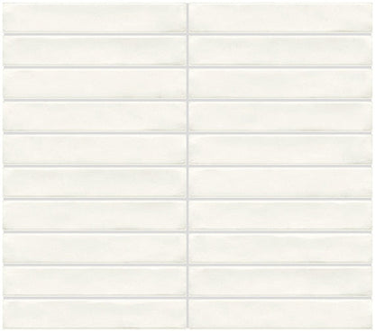 Daltile Artcrafted 12" X 10" Straight Joint Mosaic 1" X 6" Coconut