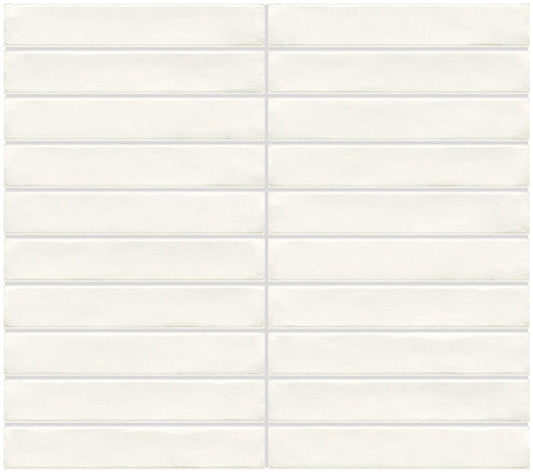 Daltile Artcrafted 12" X 10" Straight Joint Mosaic 1" X 6" Coconut