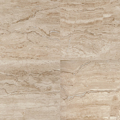 Daltile Marble Attache 24" X 24" Satin Travertine