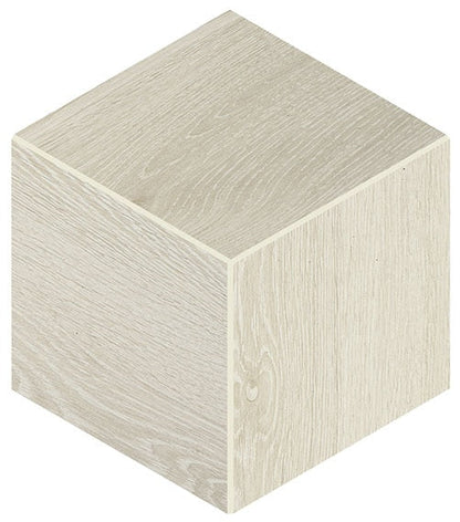 Daltile Emerson Wood 12" X 12" 3D Cube Microban Ash White