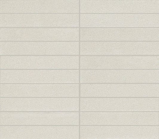 Marazzi Inyo 12" X 10" Straight Joint Microban 1" X 6" Mosaic Crema