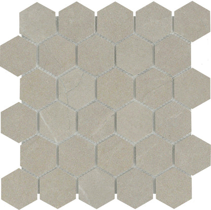 Emser Solara 10"x11" Hexagon Mosaic 2"  Meriva