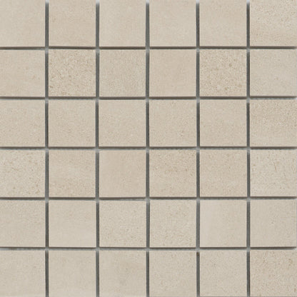Emser Porto II 12"x12" Mosaic 2"x2" Matte Ivory