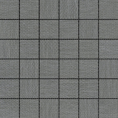 Emser Jute 12"x12" Mosaic 2"x2" Gray