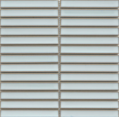Emser Souvenir 12"x12" Stacked Mosaic "1x6" Polished Evora