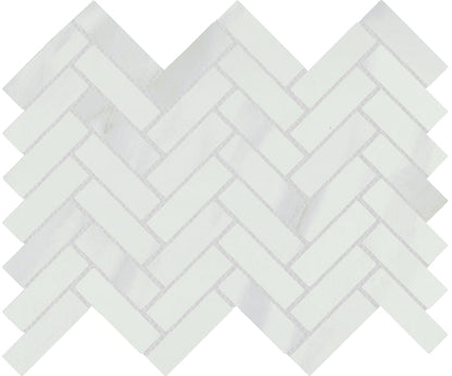 Emser Vara 10"x13" Herringbone Mosaic 1"x3" Mattte Ribia