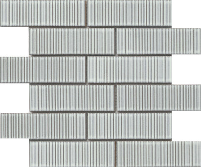 Emser Ornami 11"x12" Mosaic 2"X6" Polished Foil