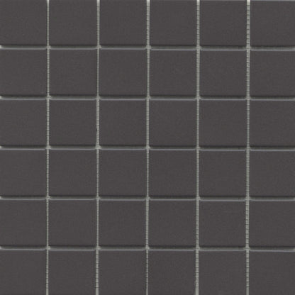 Emser Source 12"x12" Mosaic 2"x2" Black