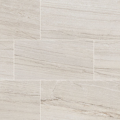 MS International Malahari 24" x 48" Lapato 3D White