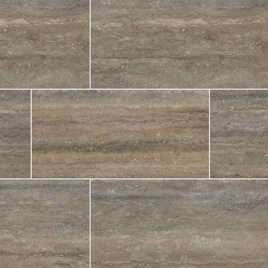 MS International Veneto 12" x 24" Polished Noce