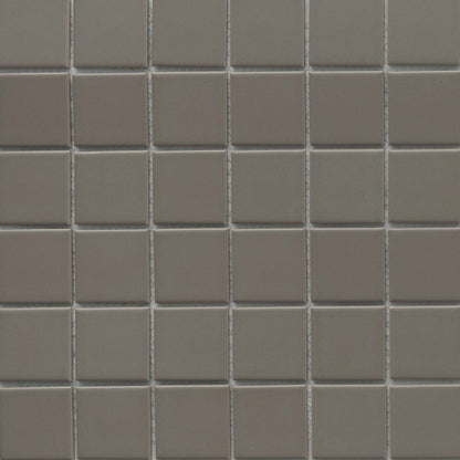 Emser Catch 12"x12" Mosaic 2"x2" Matte Taupe