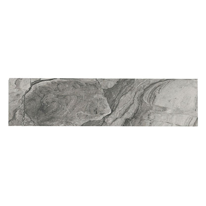 MS International Kaya 3" x 24" Bullnose Polished Onda Gray