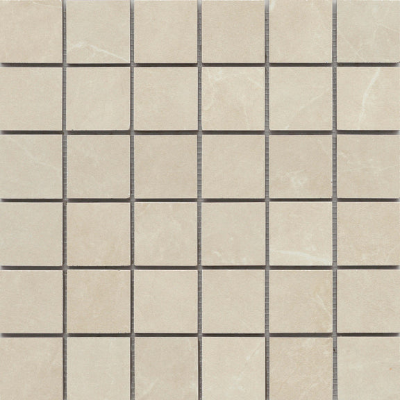 Emser Sterlina II 12" X 12" Mosaic 2" Hexagon Matte  Ivory 
