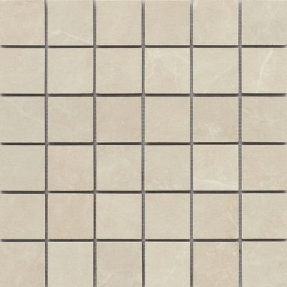 Emser Sterlina II 12"x12" Mosaic 2"x2" Matte Ivory