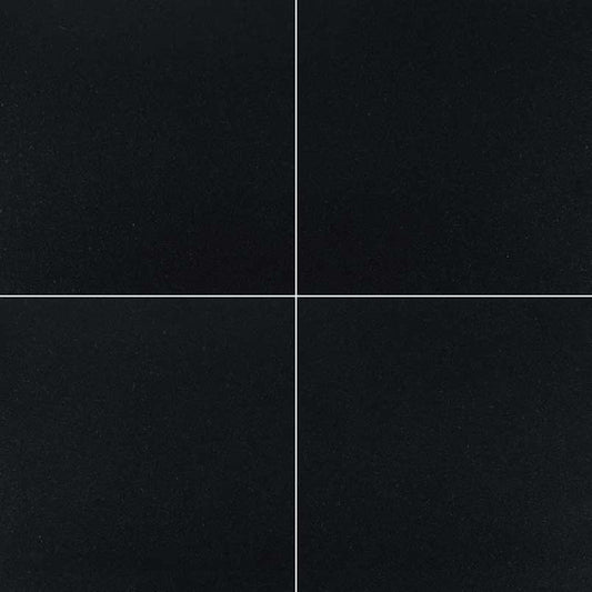 MS International Natural Stone Granite 12" x 12" Honed Premium Black