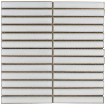 Emser Souvenir 12"x12" Stacked Mosaic "1x6" Polished Belem