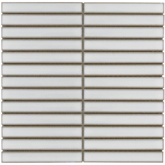 Emser Souvenir 12"x12" Stacked Mosaic "1x6" Polished Belem