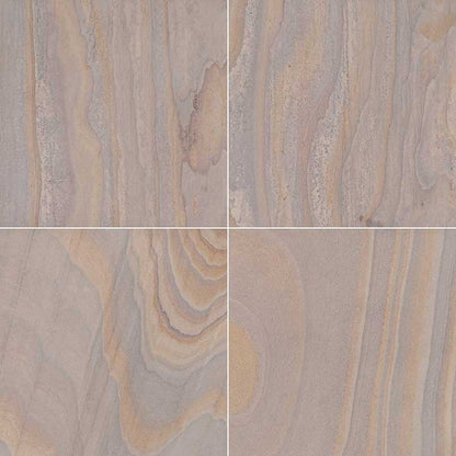MS International Slate And Quartzite 12" x 12" Gauged Teak Sandstone